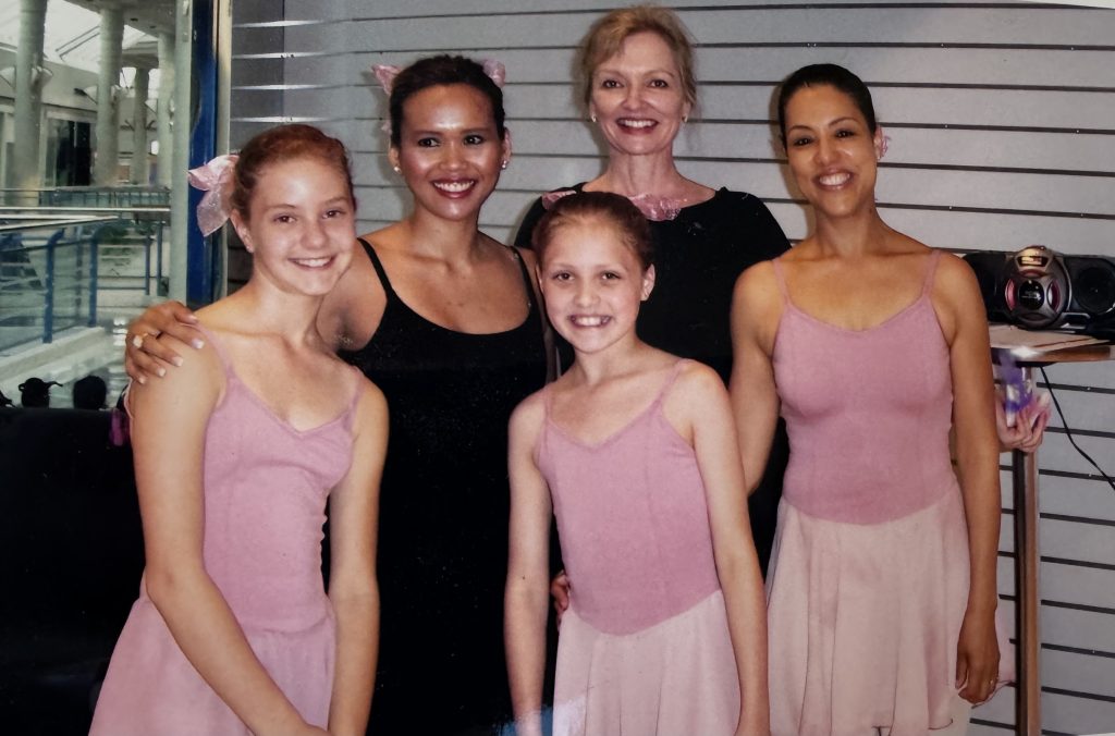 Adults and children students at recital